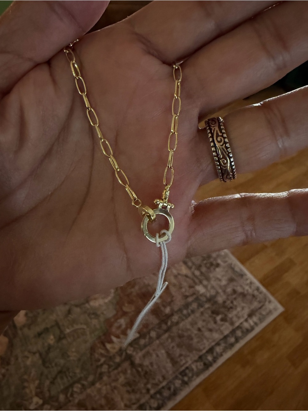 Gorjana Mini Parker Necklace - 14k Gold Plated 17” - Picture 3 of 5
